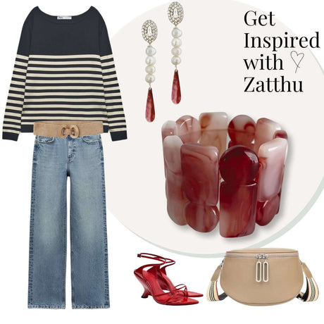 Liev statement armband rood