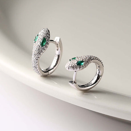 Liza 925 slang huggies zilver