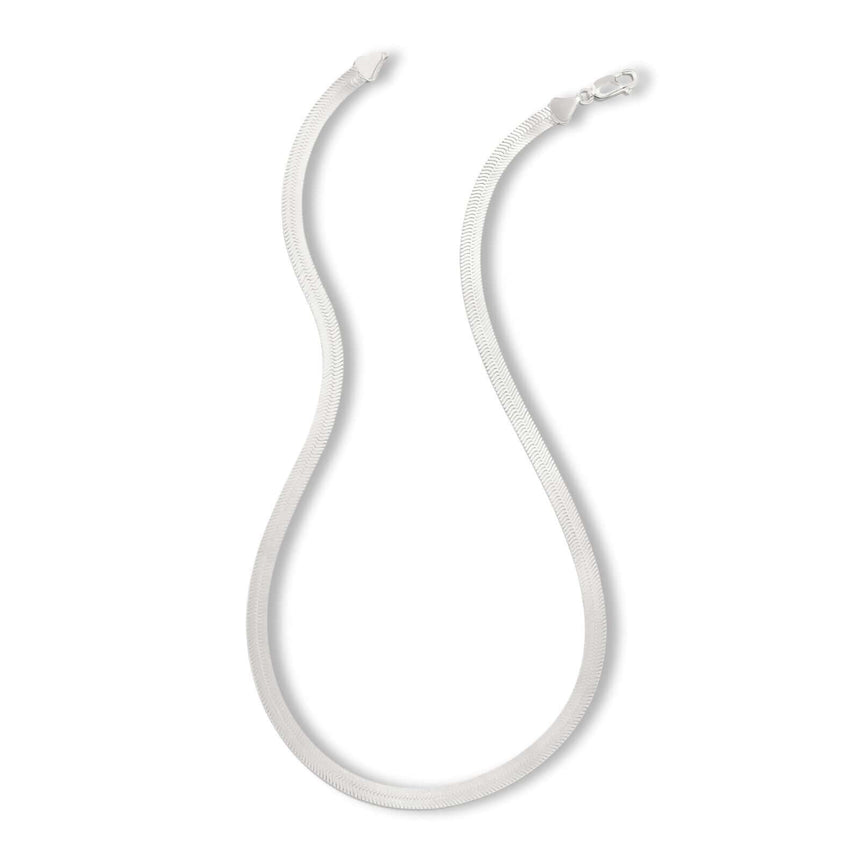 Lizi 925 snake ketting zilver