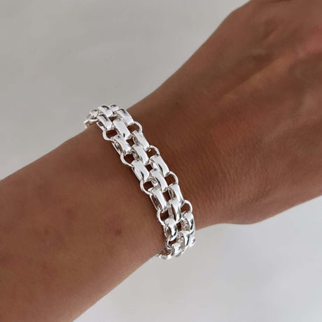 Lodi 925 dubbele schakelarmband