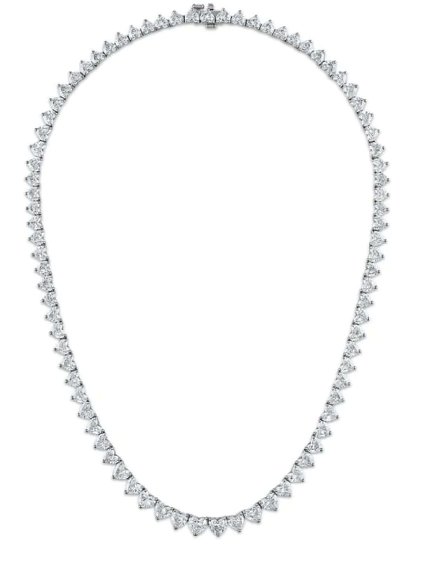 Lowa tennis ketting zirkonia hart