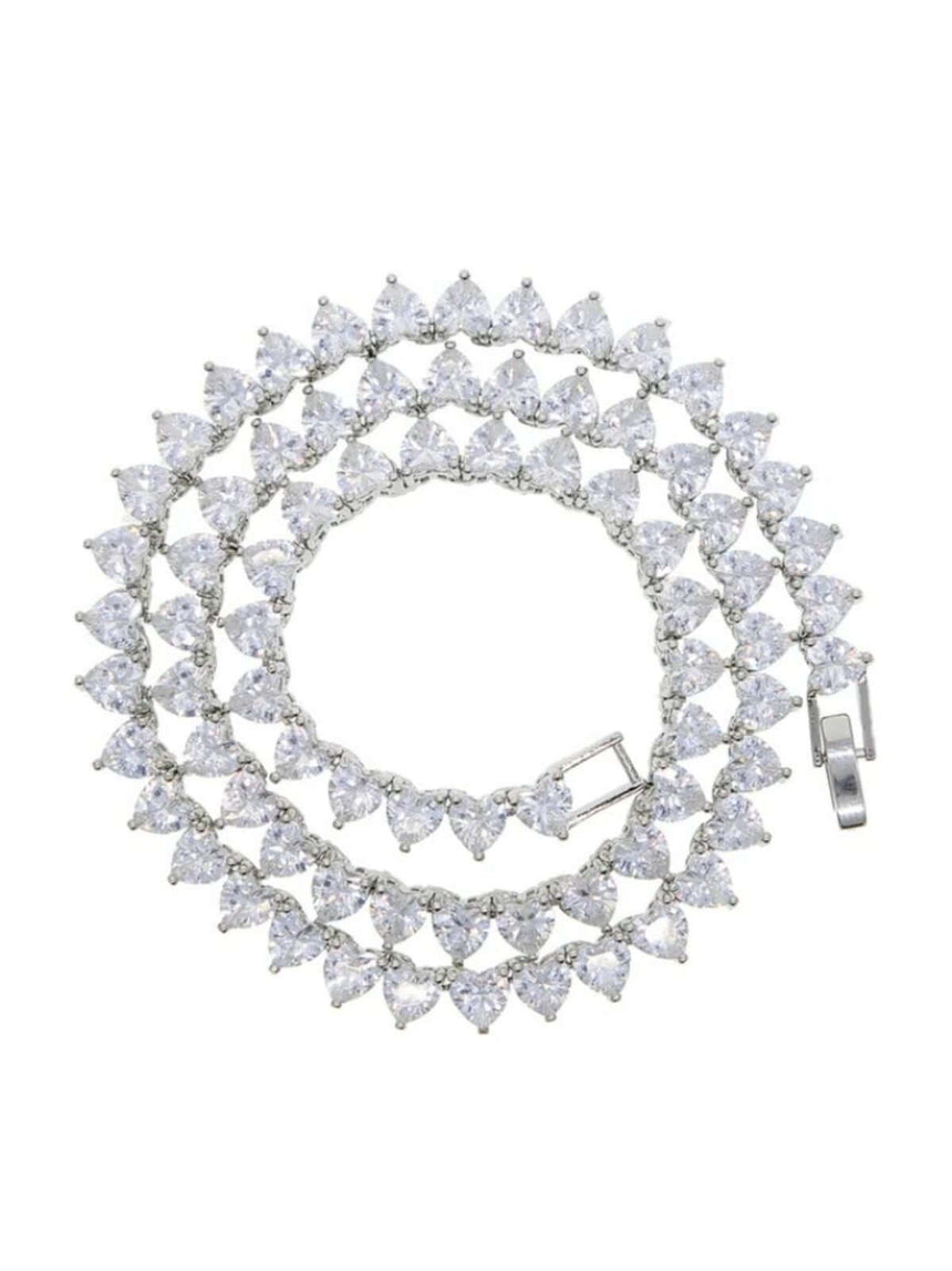 Lowa tennis ketting zirkonia hart