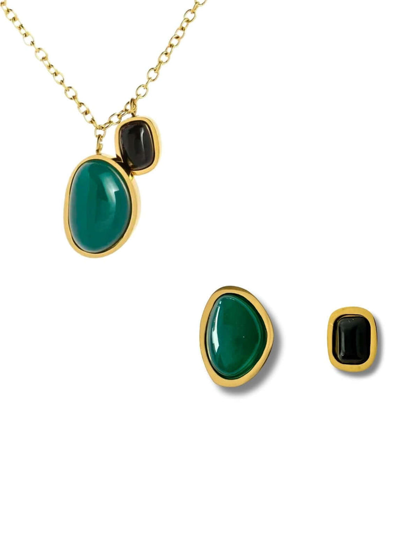 Luci ketting + oorbellen set