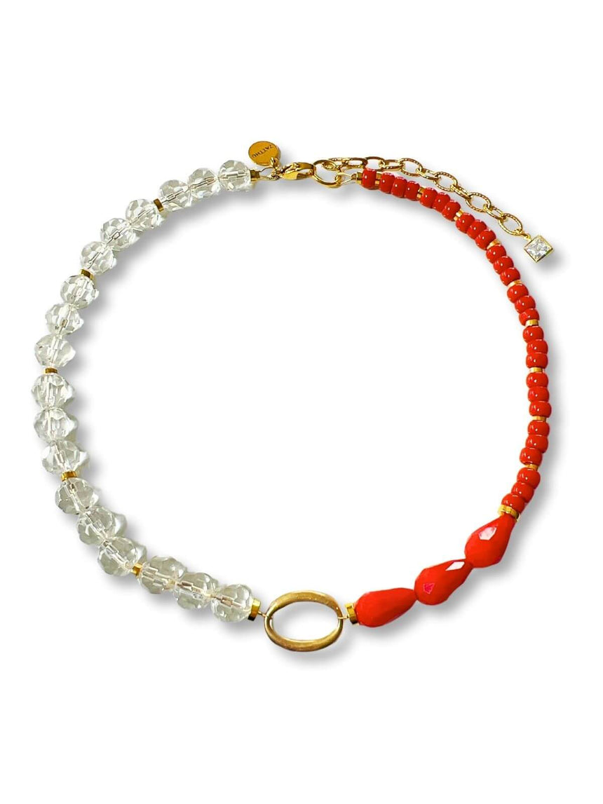 Luma kralenketting rood - One of a Kind