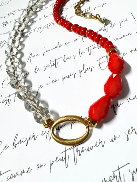Luma kralenketting rood - One of a Kind