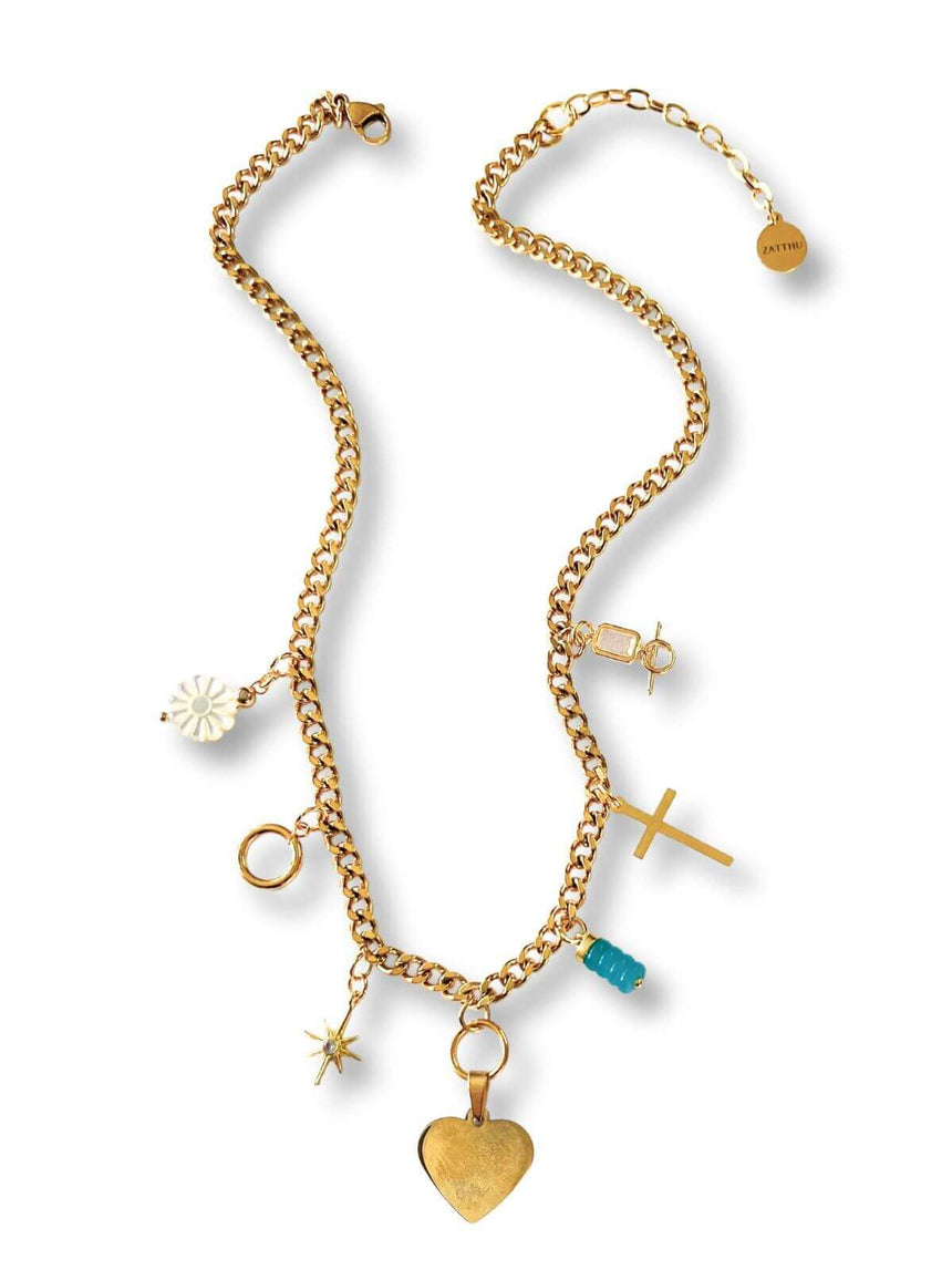 Luxi bedelketting met hart