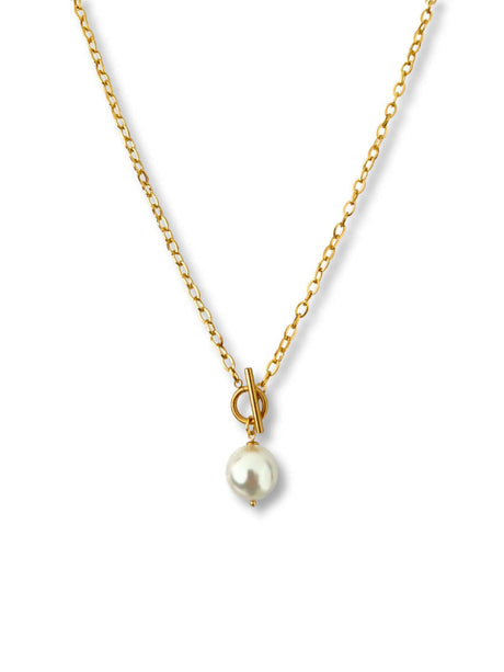 Luxx schakelketting met grote parel