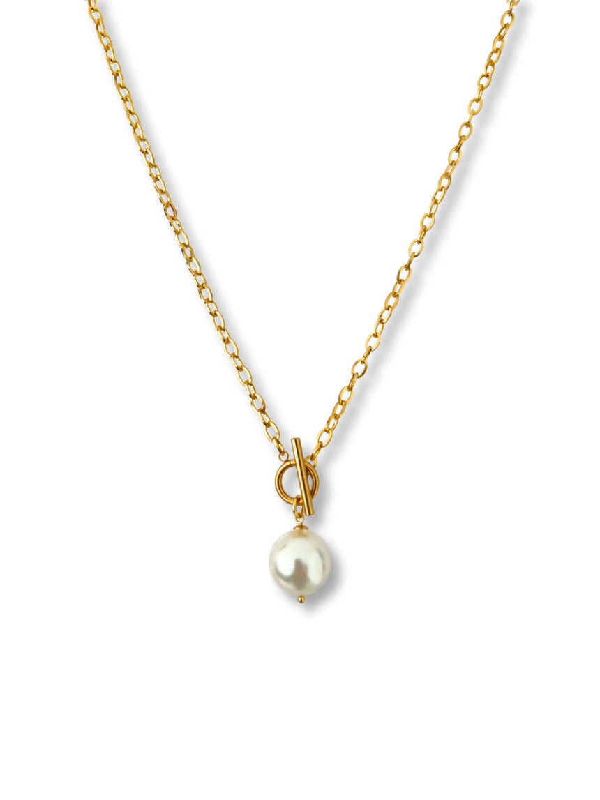 Luxx schakelketting met grote parel