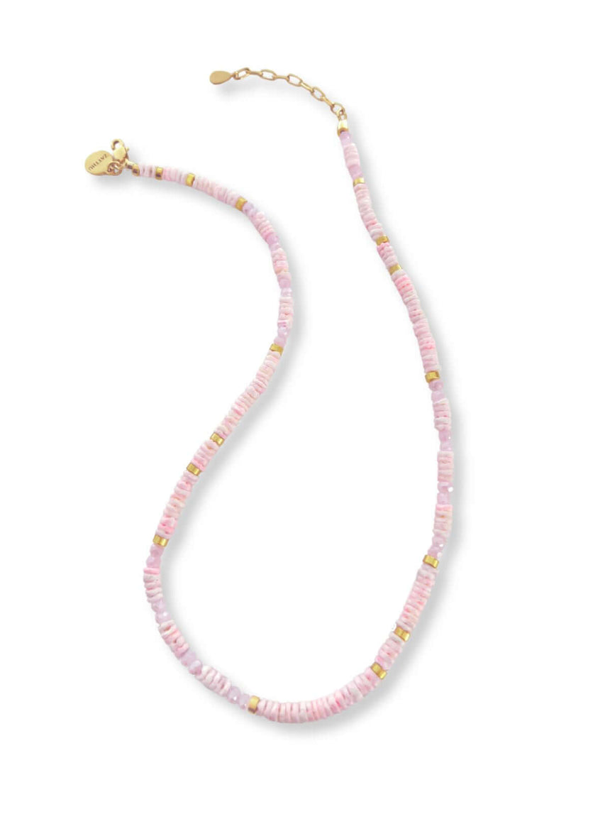 Maro roze kralenketting van schelp