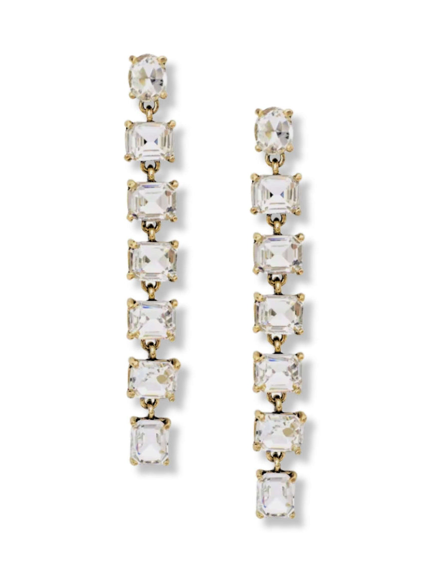 Statement oorbellen Misk met kristallen - perfect voor avondlooks