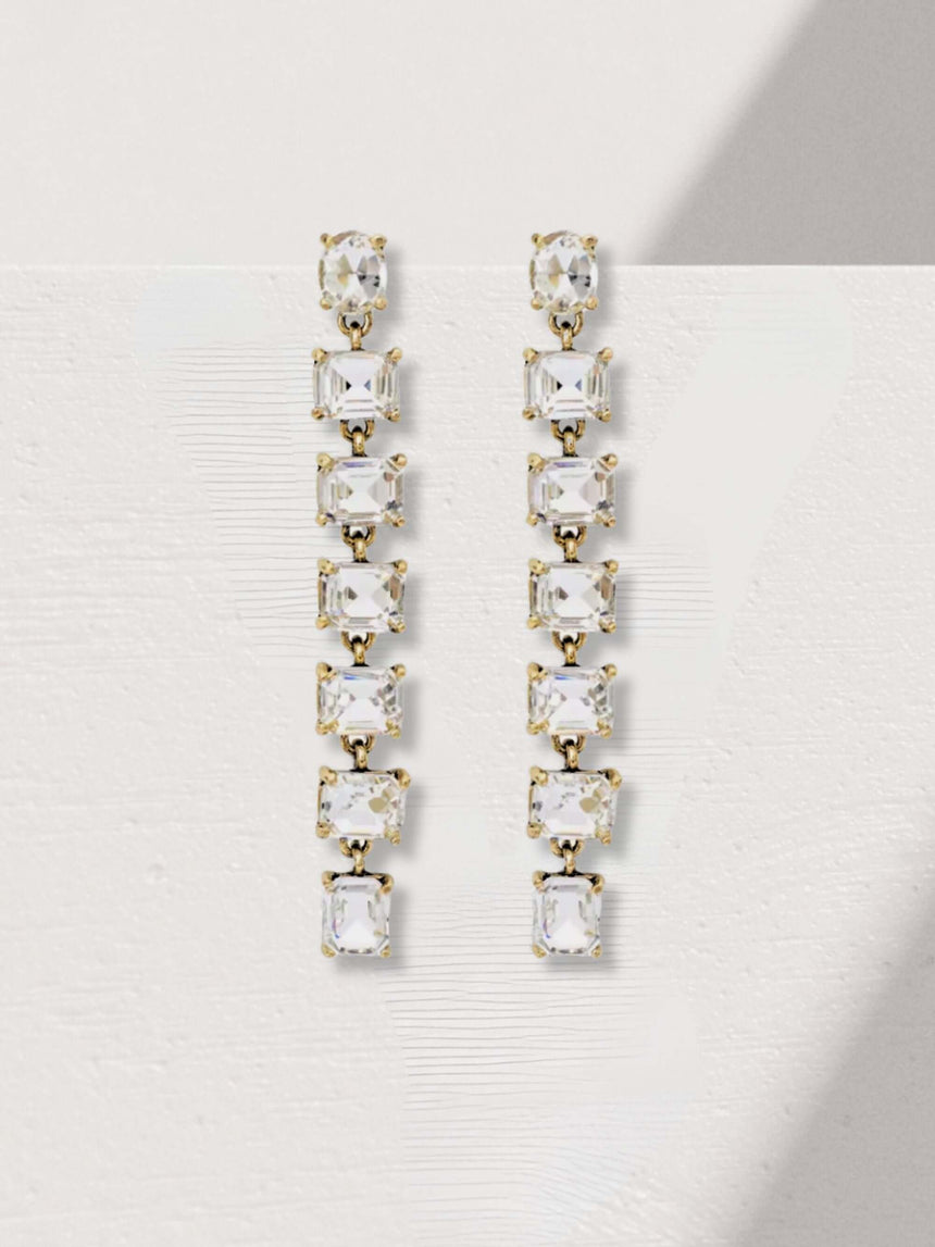 Misk kristallen oorbellen - glamoureus en lichtgewicht design