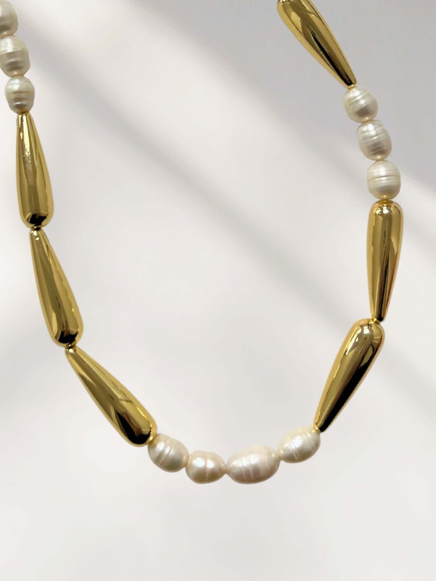 Tijdloze Momo ketting met parels - perfect voor elke gelegenheid