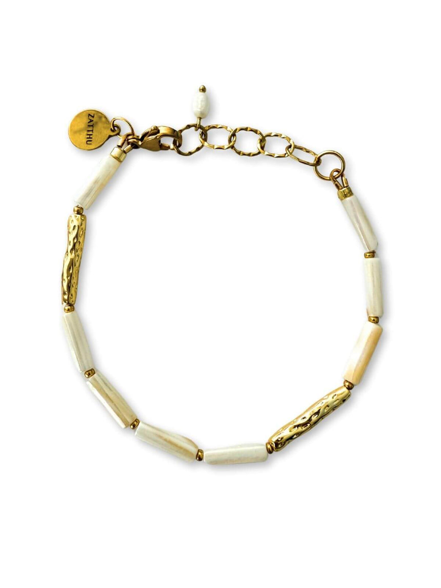 Lichtgewicht armband van natuurlijke kralen