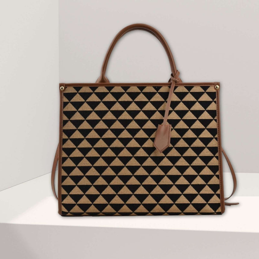 Aadel bruine tote tas