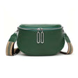 Adamo lederen crossbody groen