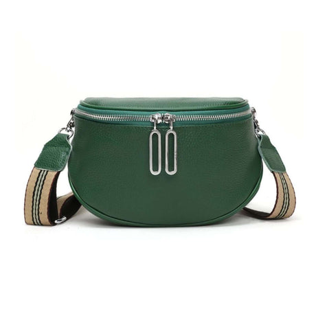 Adamo lederen crossbody groen