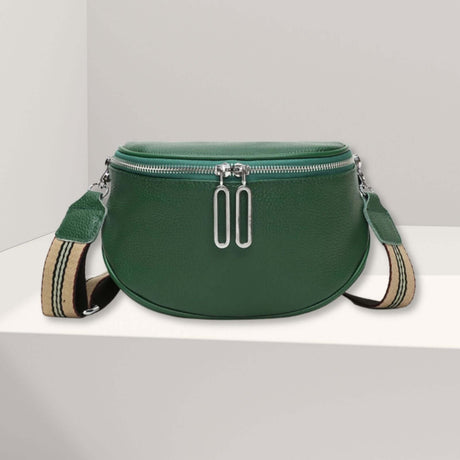 Adamo lederen crossbody groen