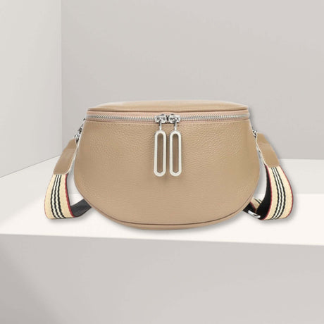 Adyan lederen crossbody beige