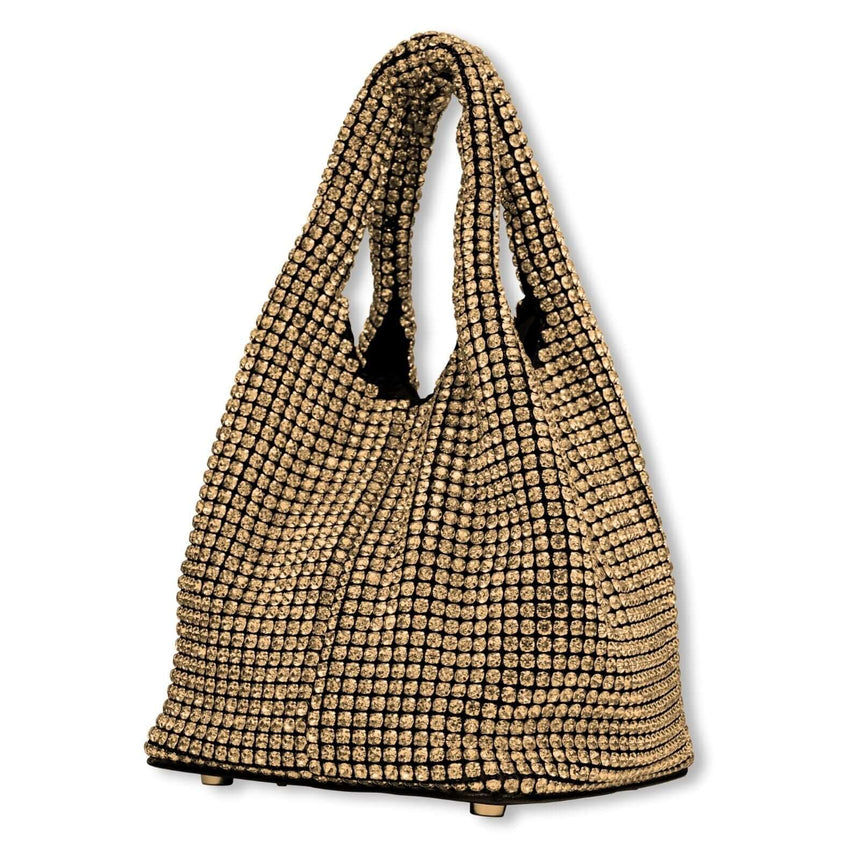 Aksel handtas met kristallen brons