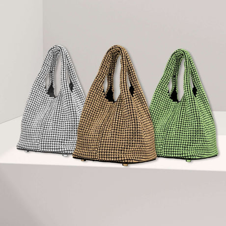 Aksel handtas met kristallen brons