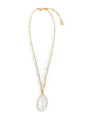 KETTING MET HANGER VAN KRISTAL - TRANSPARANT