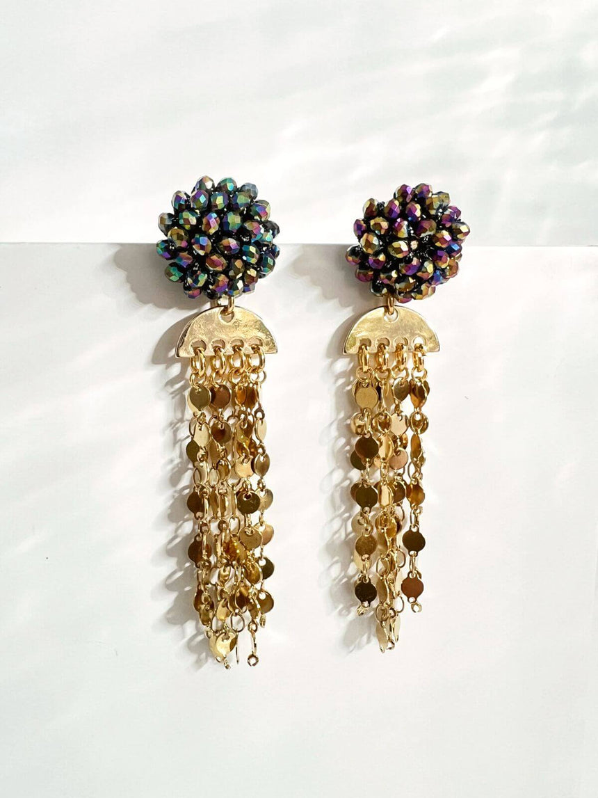 Keke statement oorbellen multicolor