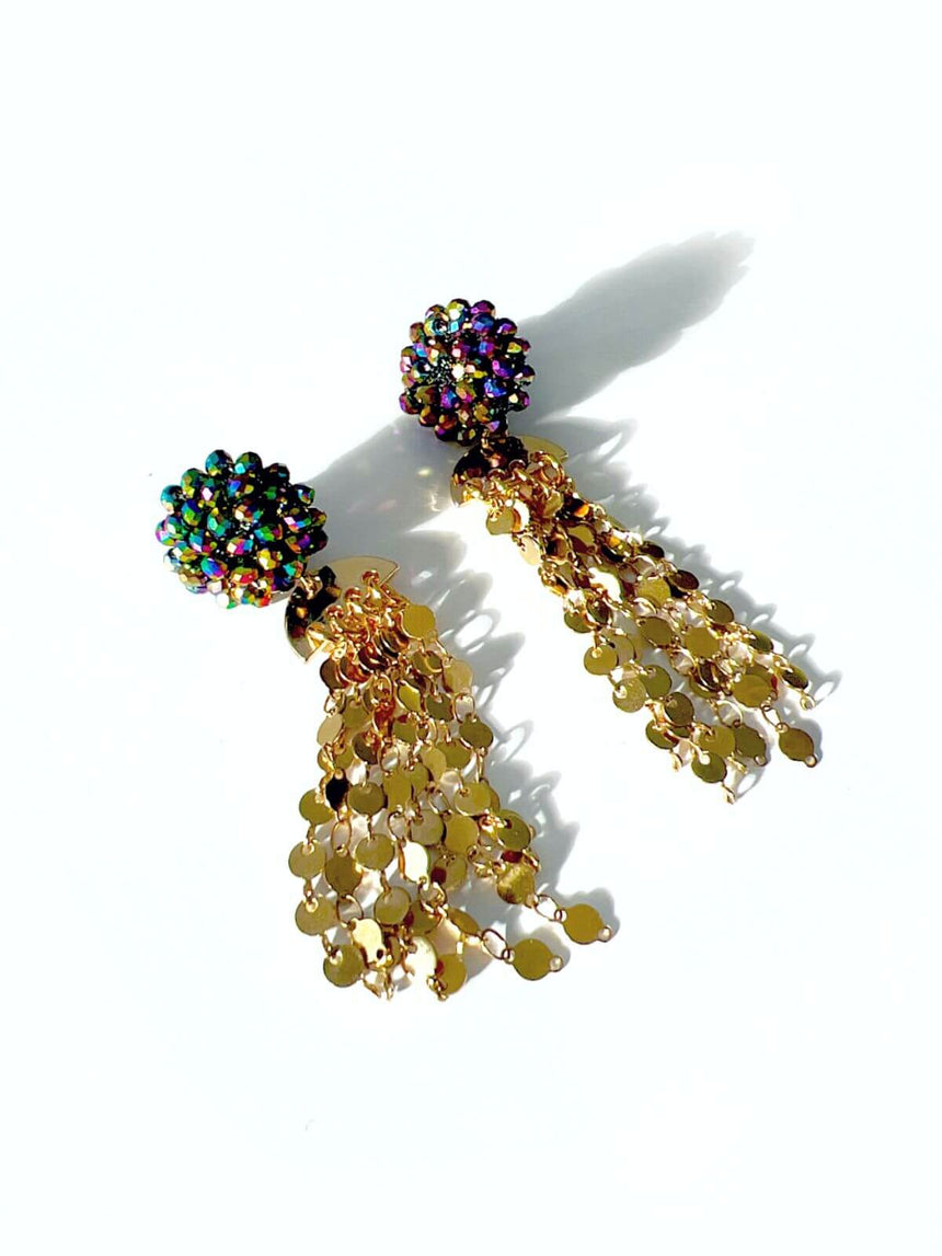 Keke statement oorbellen multicolor