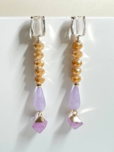 Kory statement oorbellen multicolor