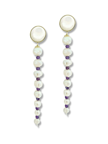 Kyra lange pareloorbellen