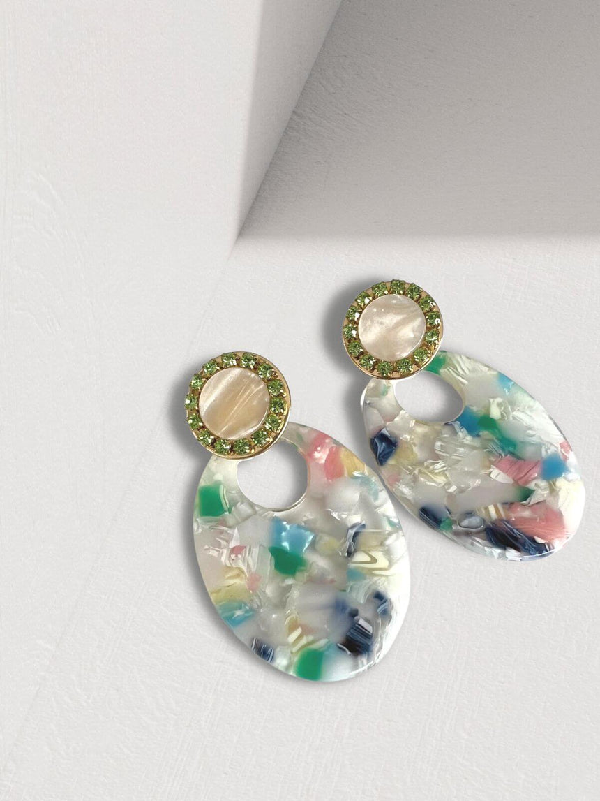 Lavi statement oorbellen multicolor