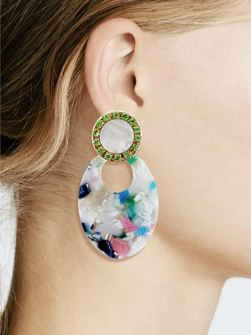 Lavi statement oorbellen multicolor