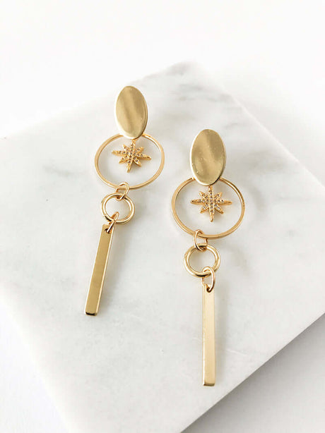 OORBELLEN GEOMETRISCH MET STER