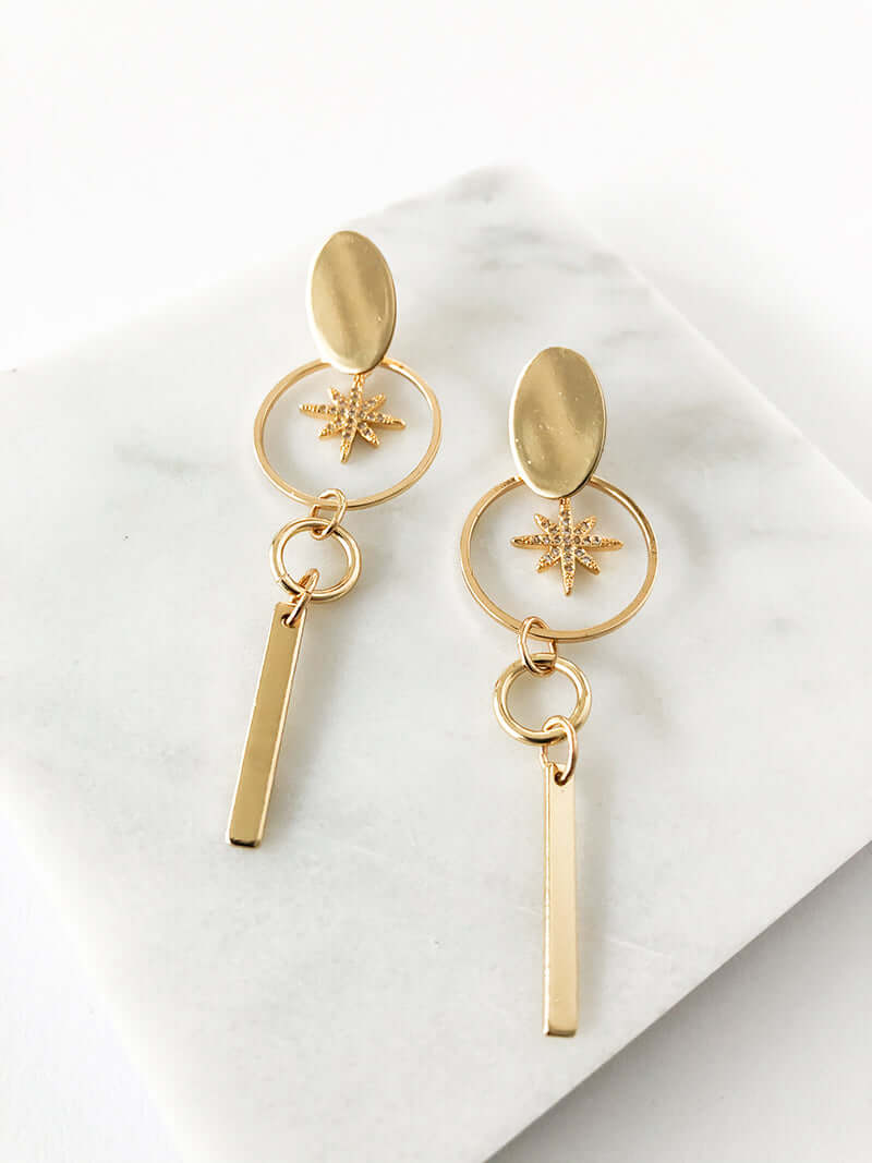 OORBELLEN GEOMETRISCH MET STER