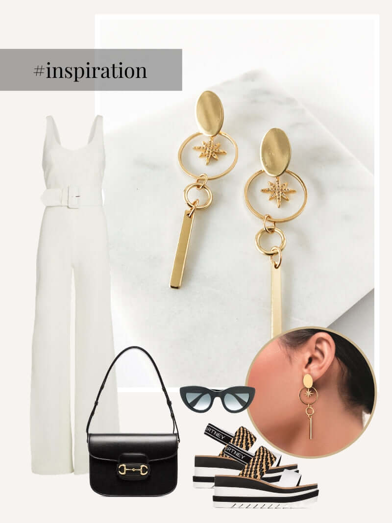 OORBELLEN GEOMETRISCH MET STER