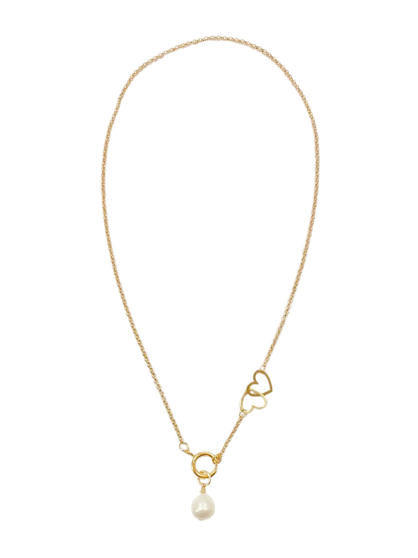 ELZA KETTING MET PAREL - GOUD