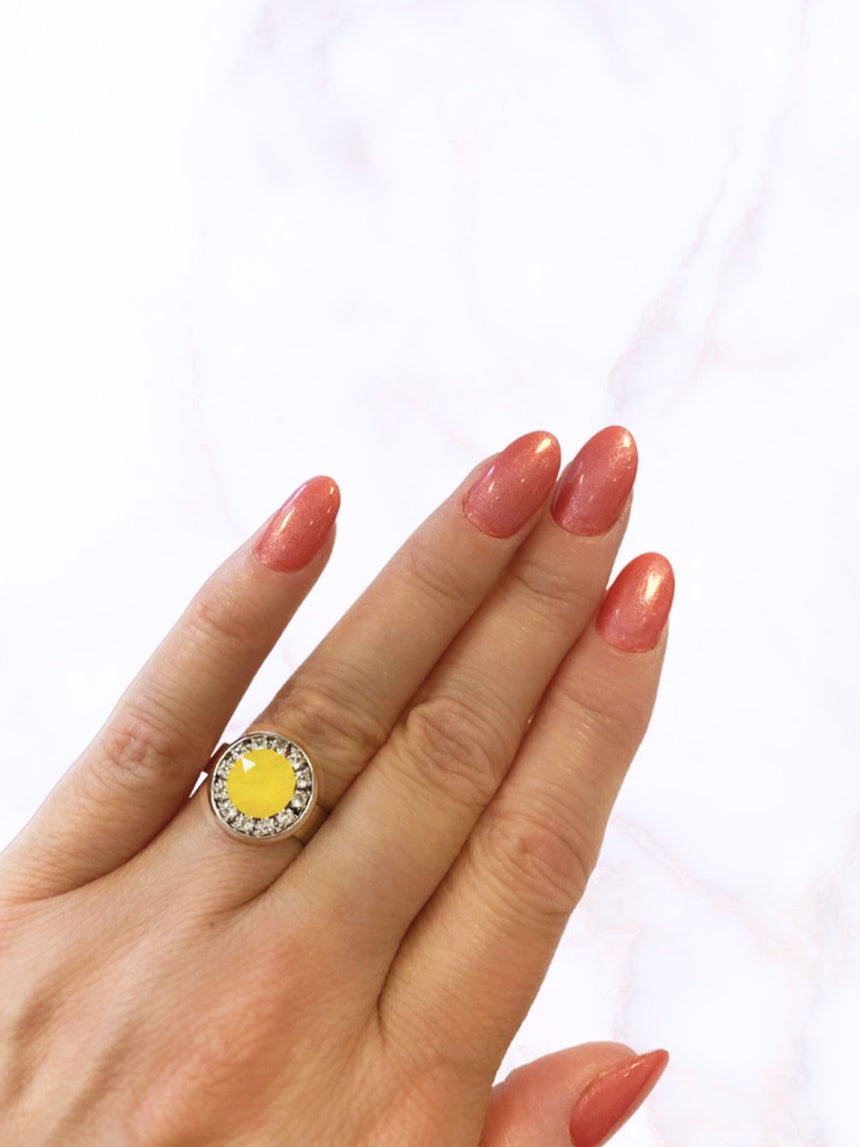 Fyke statement ring geel