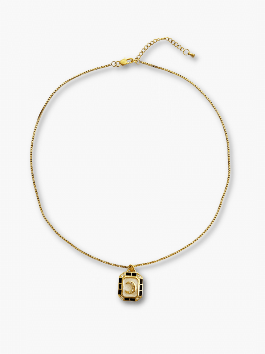 Ikka ketting met bedel maan