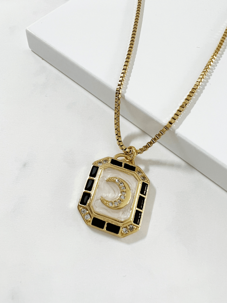 Ikka ketting met bedel maan