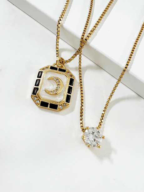 Ikka ketting met bedel maan