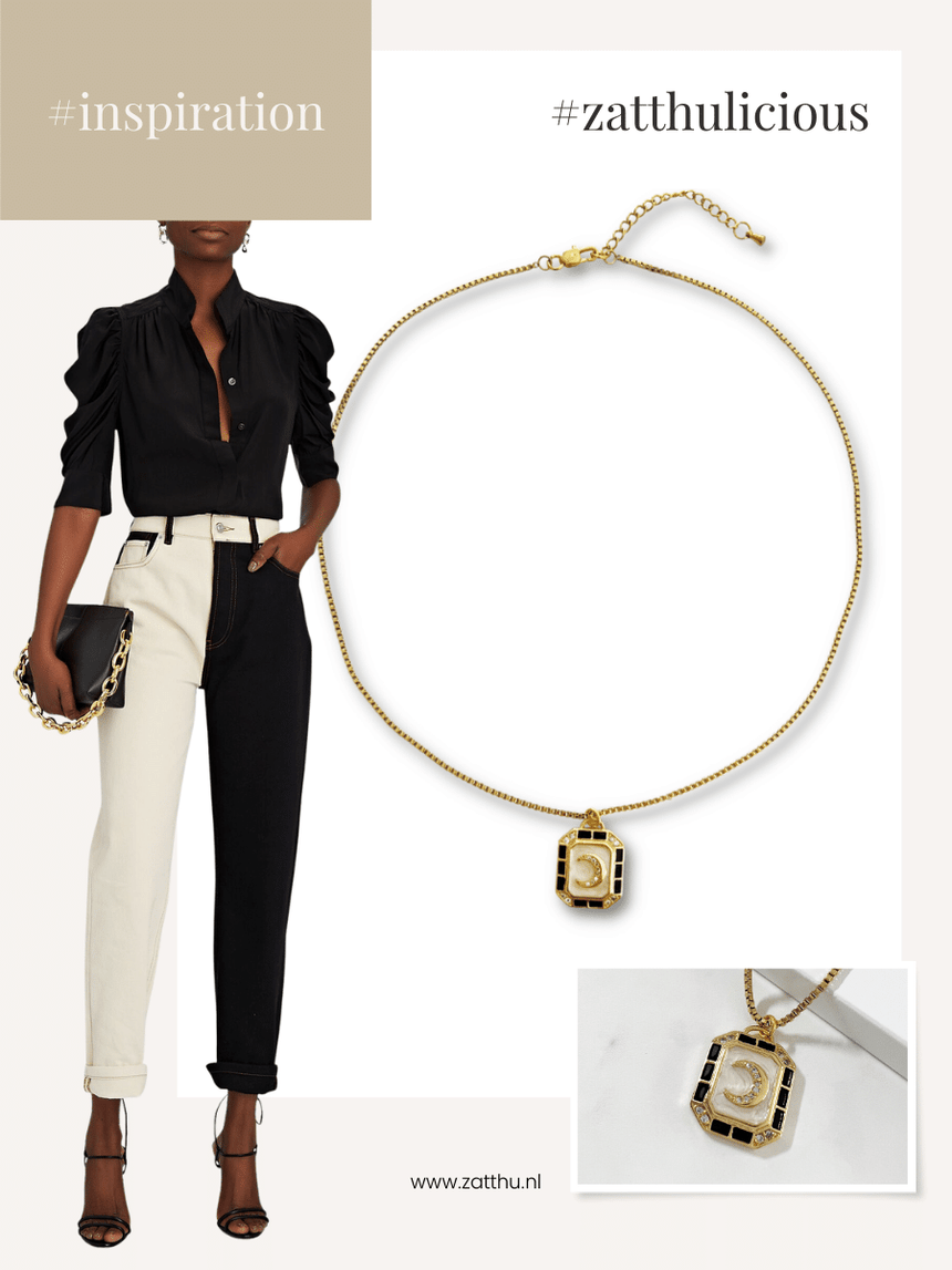 Ikka ketting met bedel maan