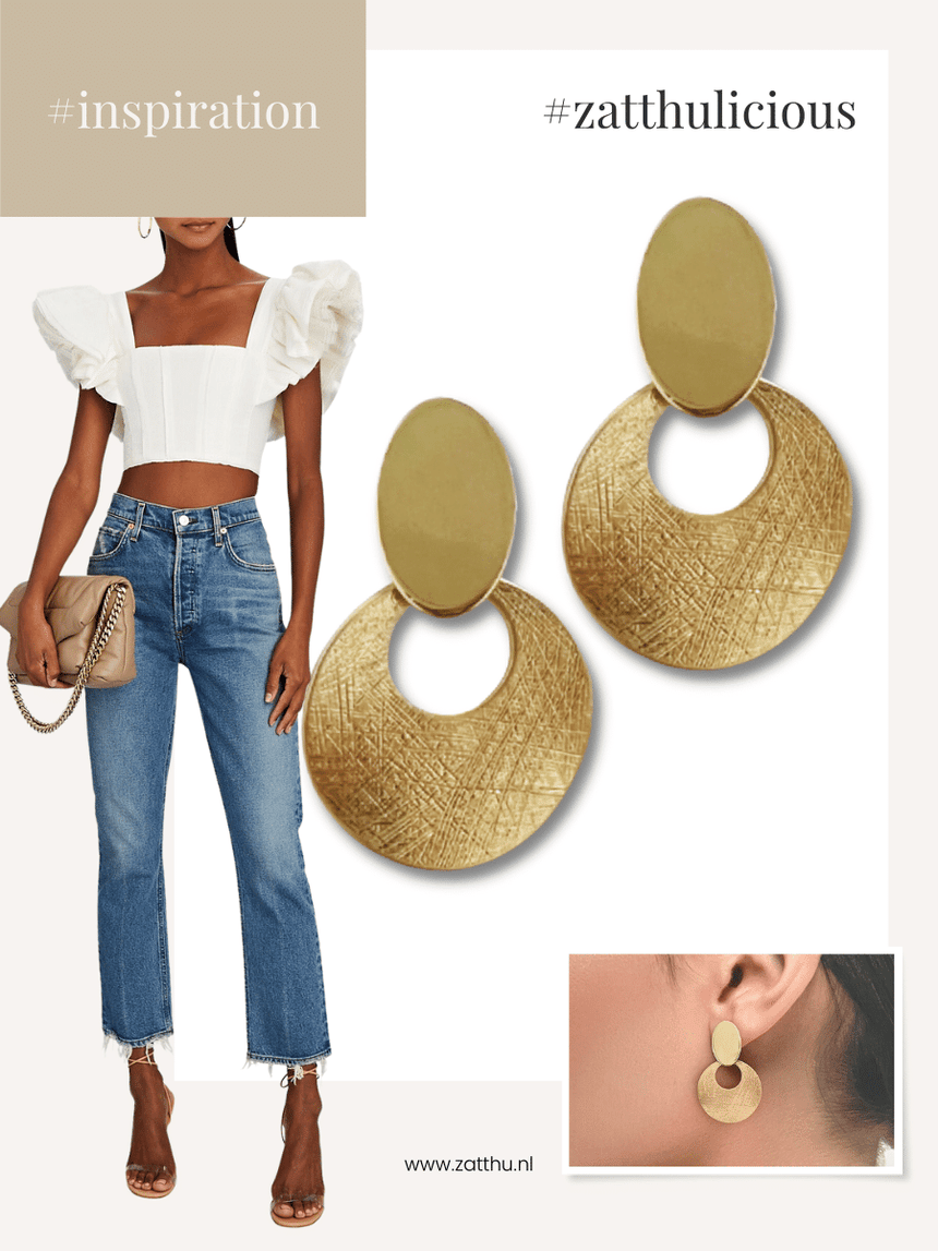 Ilaf oorbellen met hanger