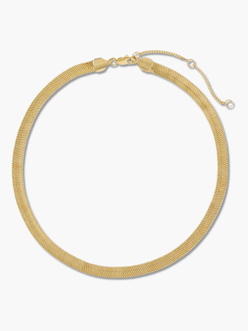 Jezz herringbone ketting large