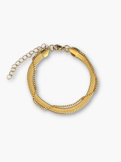 Jica herringbone armband large