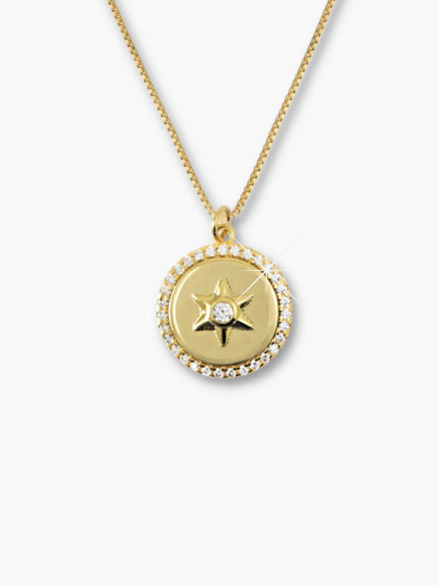 Jinn ketting met zirkonia hanger