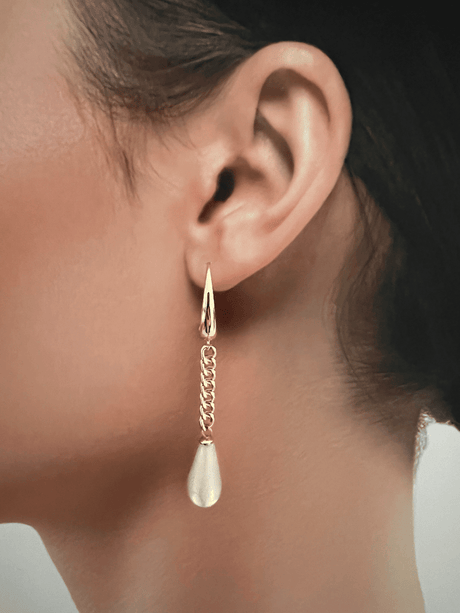 Imea oorbellen met druppel