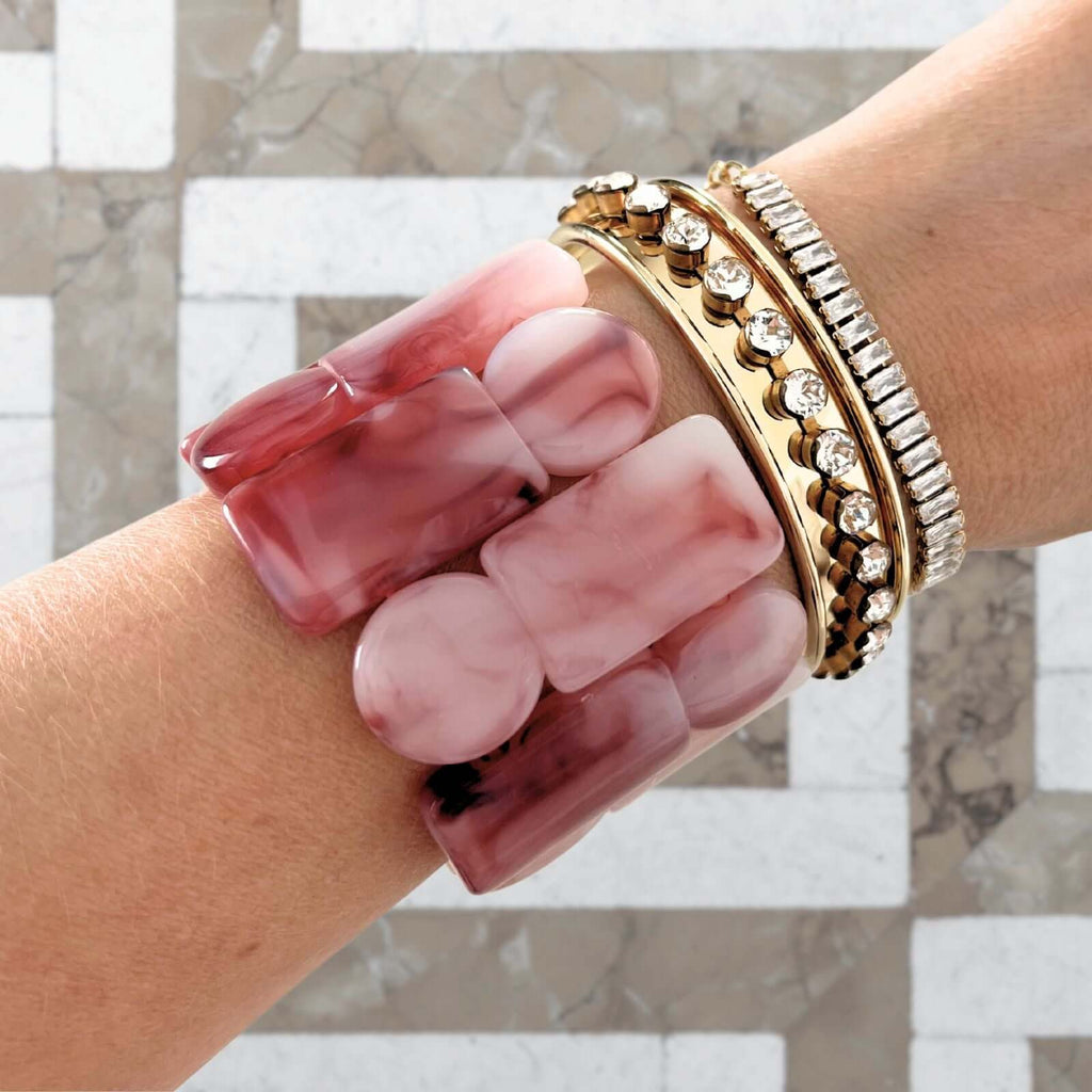 Liev statement armband rood