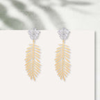 Lioe zirkonia statement oorbellen goud