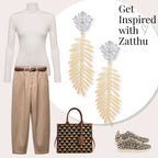 Lioe zirkonia statement oorbellen goud