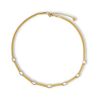 Lira snake ketting met zirkonia