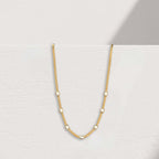 Lira snake ketting met zirkonia